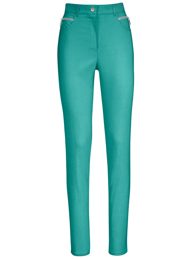 Stehmann Comfort line Stretch-Hose, Smaragdgrün, – Produktbild 1 von 2