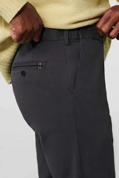 Meyer MEYER Soft Cotton Flex Chino, Grau (anthrazit), – Produktbild 5 von 5
