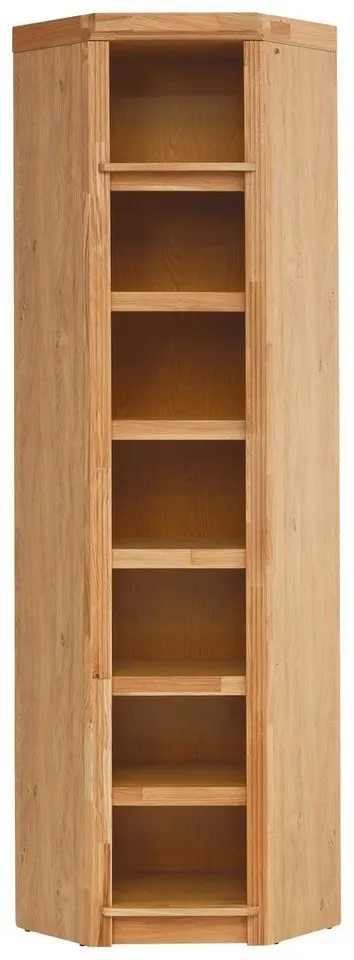 OTTO home Eckregal Soeren mit Eiche-Elementen, Regal Höhe 220 cm, FSC®-zertifiziert, passend für Regale Soeren mit einer Tiefe von 29 cm, Braun, – Produktbild 4 von 5