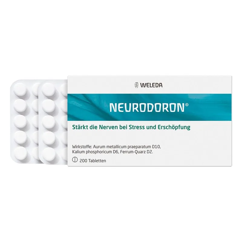 Weleda Neurodoron Tabletten hilft bei Stress, innerer Unruhe – Produktbild 1 von 2