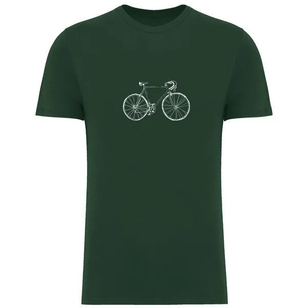 Greenspired Greenspired Basic Bio T-Shirt Vintage Bike Nr. 4 ( 155g/m²) XXS - 5 XL, Waldgrün, – Produktbild 1 von 1