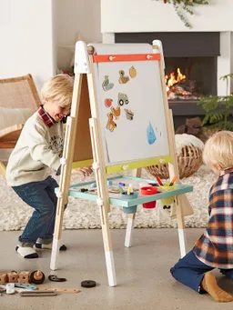 Vertbaudet 3-in-1 Tafel mit Mal-Zubehör Holz FSC® – Produktbild 1 von 1