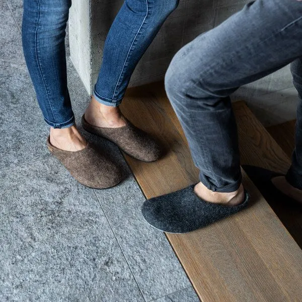 Magicfelt Magicfelt Filz-Hausschuh 719 aus 100% seltenen Wollen Pantoffel für Damen & Herren, Shetlandschaf, – Produktbild 2 von 4