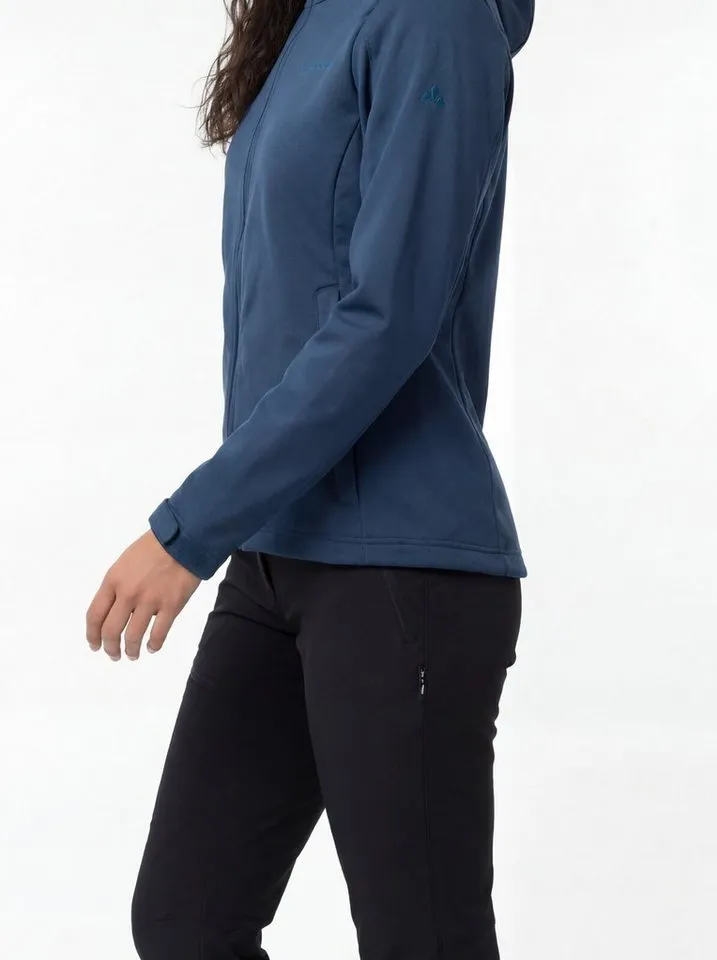 Vaude Vaude Outdoorjacke SE Women's Ossola Jacket (1-St) Softshell-Übergangsjacke für Herbst und Frühling, Blau, – Produktbild 5 von 5