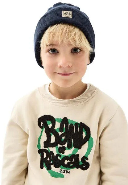 Band of Rascals Band of Rascals Basic Beanie, Navy, – Produktbild 4 von 4