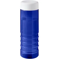 Unbranded H2O Active® Eco Treble 750 ml Sportflasche mit Drehdeckel, blau, weiß – Produktbild 1 von 1