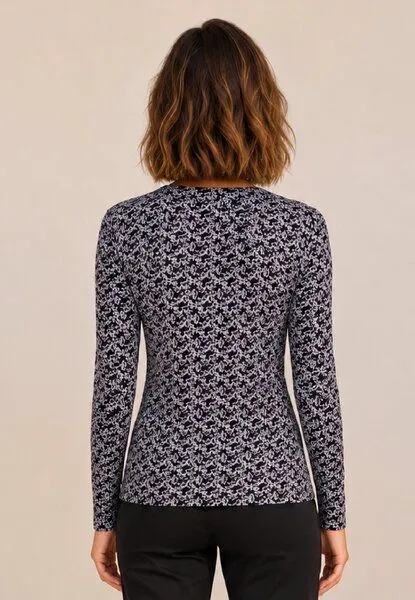 LANA Organic LANA Organic Bio Langarmshirt, Modell Nina, Farrah schwarz, – Produktbild 4 von 4