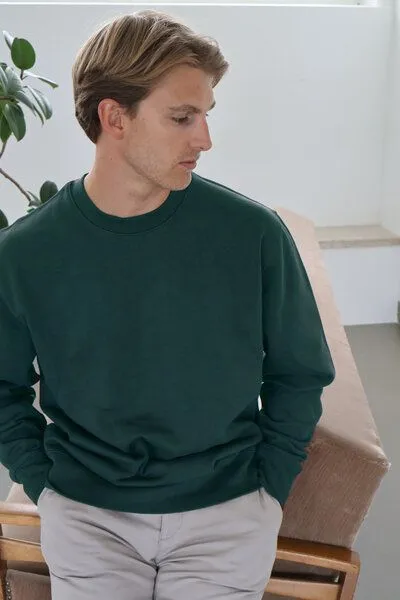 Kultgut Kultgut ProEarth Kollektion- Biofair hergestellt- Hochwertiger Sweaterpullover - For all day, Darkgreen(grün), – Produktbild 2 von 3