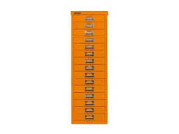 Bisley Bisley Schubladenschrank 15 Schübe, DIN A4 orange – Produktbild 1 von 1