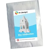 Bastelbogen 'Kleines Schlösschen' inkl. individuellem Etikett – Produktbild 1 von 1