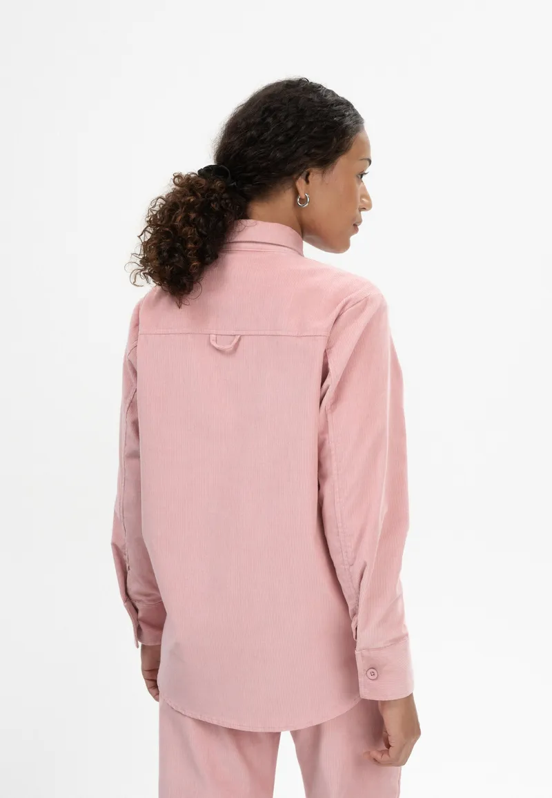 MELA MELA Damen vegan Overshirt Cord Jiya Rosa Rosa, Hell-pink, – Produktbild 1 von 2