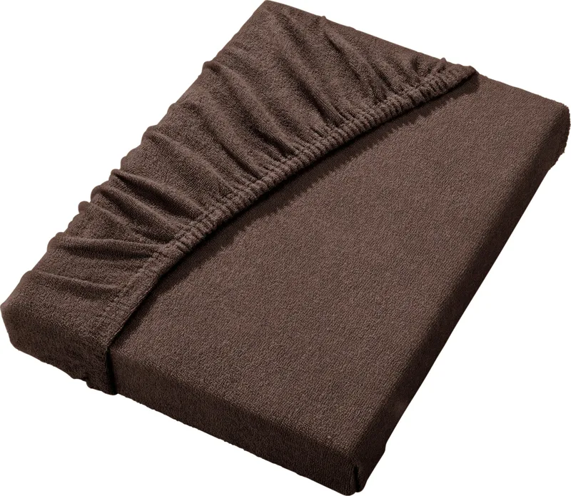 Biberna Betttuch schokobraun, Schokobraun, – Produktbild 2 von 3