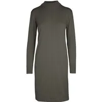 MELA MELA Bio-Damen-Midikleid "HARLEEN", langarm, grün melange, Gr. L – Produktbild 1 von 1