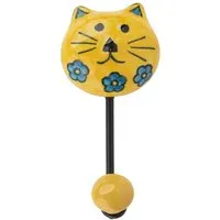 Tranquillo Tranquillo Wandhaken MEOW, Gelb, – Produktbild 2 von 3