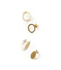 Frida Feeling Frida Feeling Diya Ohrstecker, 2er Set (Kreis & Oval) – Produktbild 1 von 1