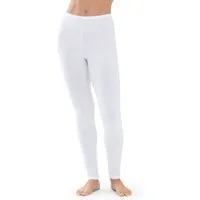 mey Mey Damen Leggings / lange Unterhose Superfine Organic aus Biobaumwolle, Weiss, – Produktbild 1 von 1