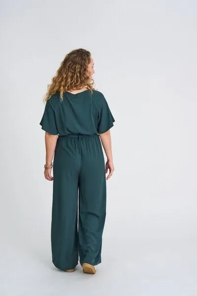 Zerum Zerum Ecovero Jumpsuit Modell: Thea, Forest (grün), – Produktbild 3 von 5