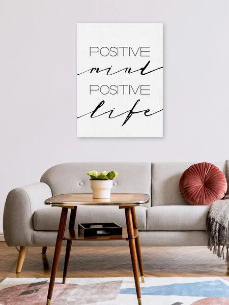 Photocircle Photocircle Poster / Leinwandbild - Positive Mind Positive Life – Produktbild 2 von 4