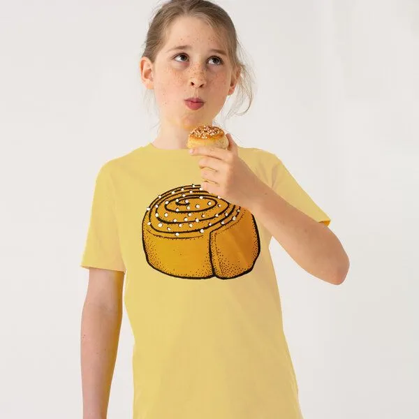 Cmig Cmig Kinder T-Shirt Zimtschnecke, Gelb, – Produktbild 1 von 4