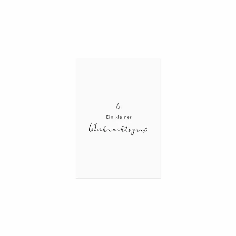 Eulenschnitt Eulenschnitt Weihnachtskarte Weihnachtsgrüße – Produktbild 1 von 1