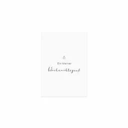 Eulenschnitt Eulenschnitt Weihnachtskarte Weihnachtsgrüße – Produktbild 1 von 1