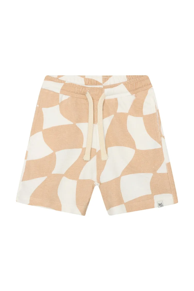 Noppies Kids Shorts relaxed fit all over print, Beige, – Produktbild 2 von 3