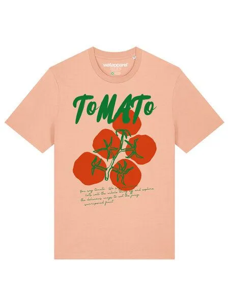 watapparel watapparel T-Shirt Unisex Tomato, Fraiche peche, – Produktbild 2 von 4