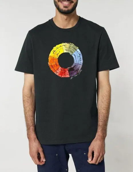 UNIPOLAR UNIPOLAR Kunst T-Shirt | Farbenlehre, Black, – Produktbild 6 von 8