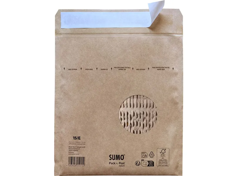 Sumo Sumo Versandtaschen 215 x 265 mm, 25 Stk., FSC-zertifiziert – Produktbild 1 von 1