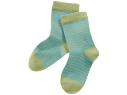 grödo Ringelsocken kiwi-türkisblau Gr. 1-2 – Produktbild 1 von 1