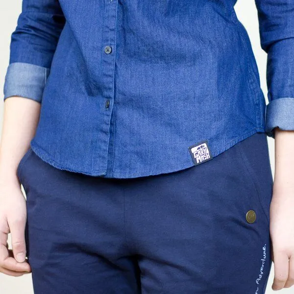 Gary Mash GARY MASH Jeansbluse Denim Lover, Blau, – Produktbild 4 von 4