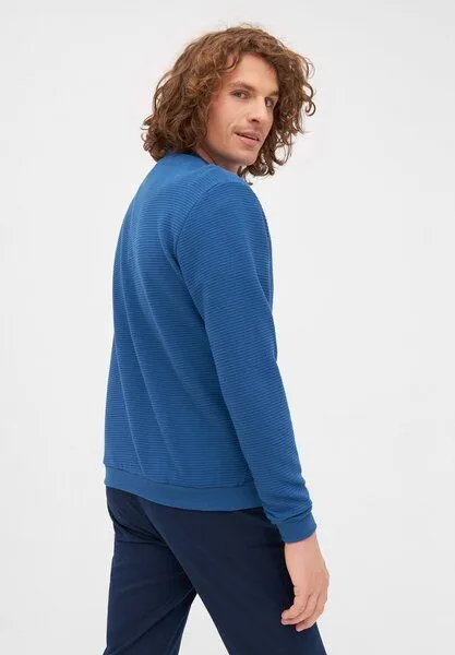 Givn Berlin Givn Berlin Blouson CARTER aus Bio-Baumwolle (Rib), Ocean blue (rib), – Produktbild 3 von 4