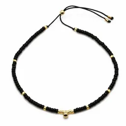 juni juni Perlenarmband "Glamorous" mit 14K Goldkugel Anhänger aus recyceltem Gold – Produktbild 1 von 1