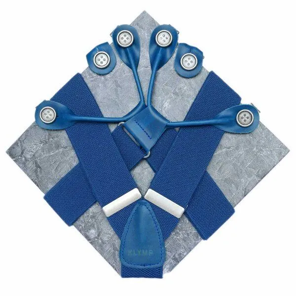 klYmp klYmp Hosenträger 'classic' uni, Blau, – Produktbild 1 von 2