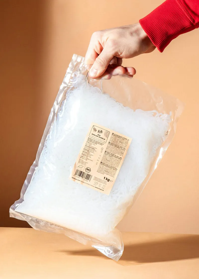 KoRo Bio Konjaknudeln in Wasser 1 kg – Produktbild 5 von 5