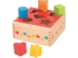 Goki goki Steckspiel Würfel aus Holz 7-teilig 16 x 16 x 7,6 cm – Produktbild 1 von 1