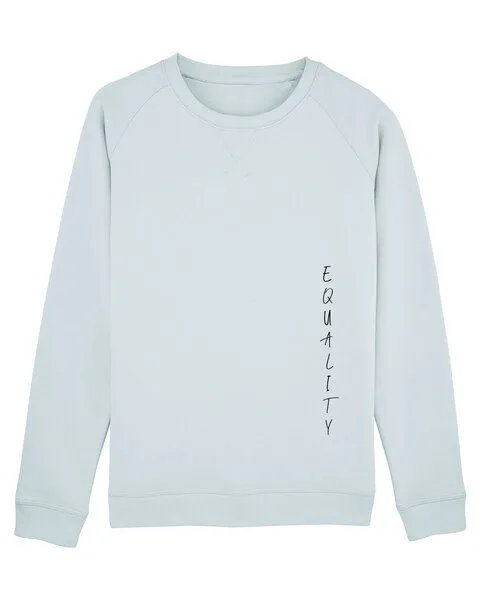 Human Family Human Family Bio Damen Sweatshirt - Everyday Equality, Rot-meliert, – Produktbild 3 von 3