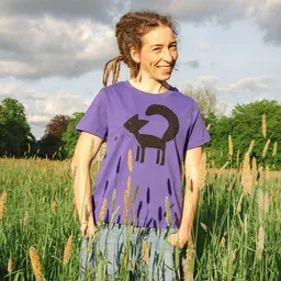 Cmig Cmig Damen T-Shirt Franzi Fuchs in purple love – Produktbild 1 von 1
