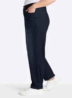 sheego 5-Pocket-Jeans dark blue – Produktbild 1 von 1
