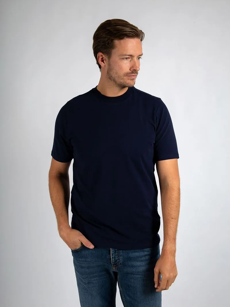 Suitable Suitable Respect T-Shirt Hi Navy - Größe XXL, Dunkelblau, – Produktbild 3 von 4