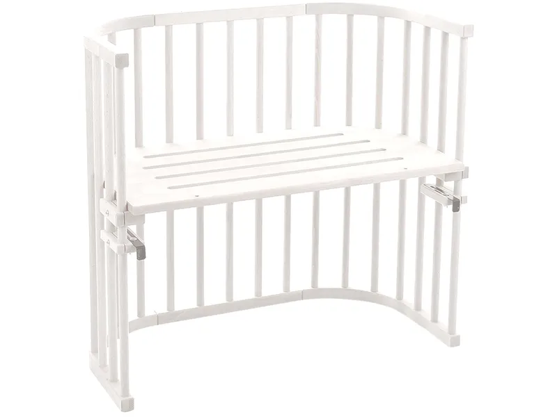 Babybay Babybay Original, Buche massiv, lackiert Liegefläche 81 x 43 cm, Weiß, – Produktbild 1 von 2