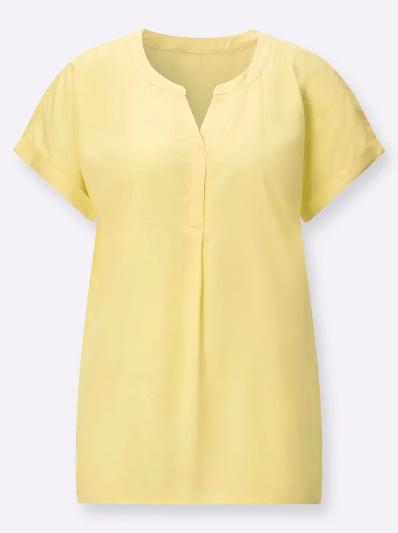 Witt Schlupfbluse zitrone, Zitrone, – Produktbild 1 von 2