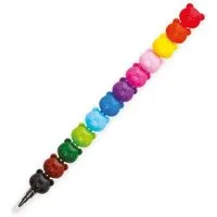 Legami Legami 12 ineinandersteckbare Buntstifte - Teddy Bear – Produktbild 2 von 2