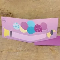 Bow & Hummingbird Bow & Hummingbird Grußkarte Balloon Delivery – Produktbild 1 von 1