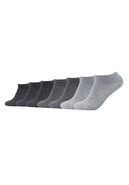 CAMANO camano 7 Paar Sneaker Sport-Socken | GOTS Biobaumwolle, Grau, – Produktbild 1 von 1