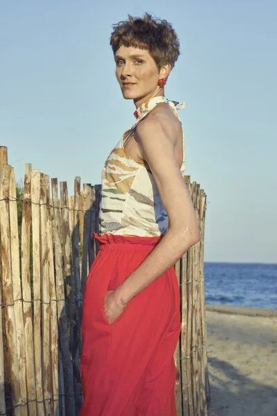Sophia Schneider-Esleben Sophia Schneider-Esleben Neckholder Thekla - Top Damen aus Bio-Baumwolle, Mare e monti weiss (weiss), – Produktbild 3 von 3