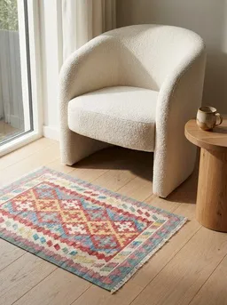 Rugtales Kelim Gashgai Rugtales aus Schurwolle, 85x119 cm – Produktbild 1 von 1
