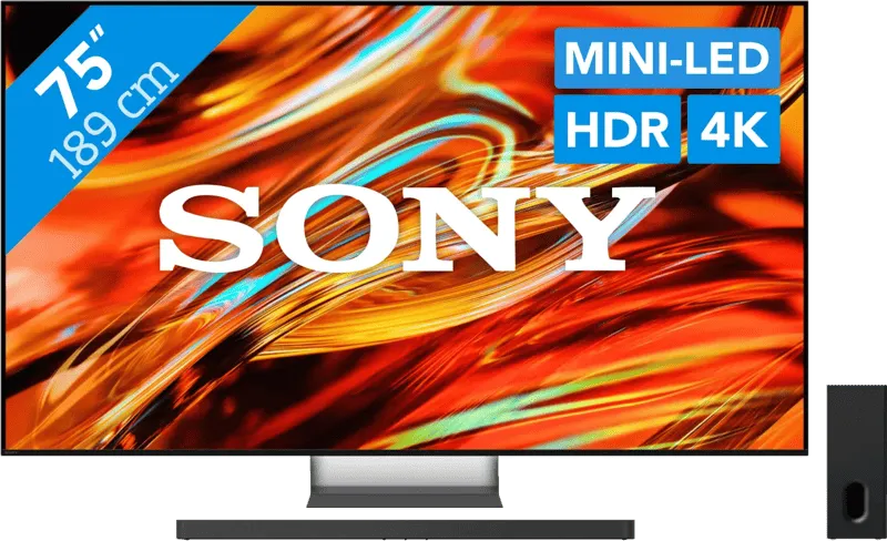 Sony Sony Bravia 7 II True RGB 75 Zoll (2026) + Sony Bravia Theatre Bar 7+S, Schwarz, – Produktbild 1 von 1