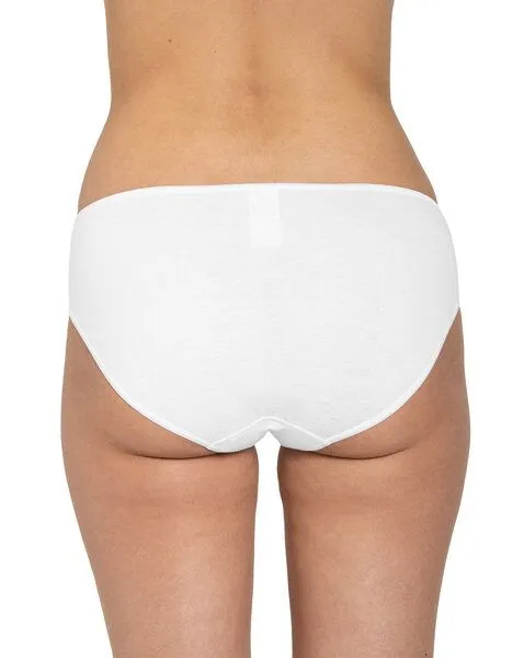 Haasis Bodywear Haasis Bodywear Damen Mini Slip Feinripp 5er Pack, Weiss, – Produktbild 4 von 4