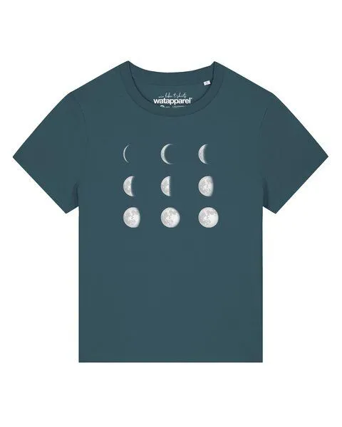 watapparel watapparel T-Shirt Frauen Moonphases, Stargazer, – Produktbild 1 von 2